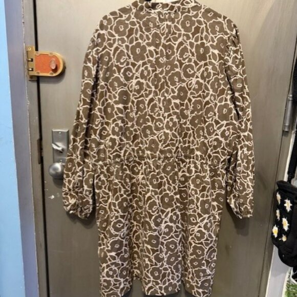 Retro Boho Voile floral Mini Shirtdress - Picture 13 of 16